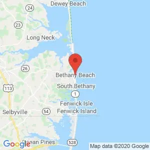Bethany Beach map