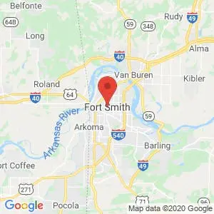 Fort Smith map