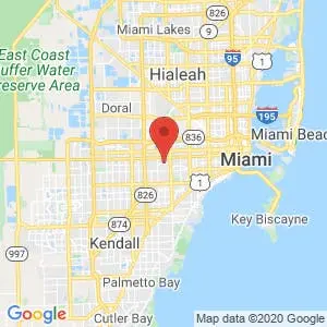 Miami/ West map