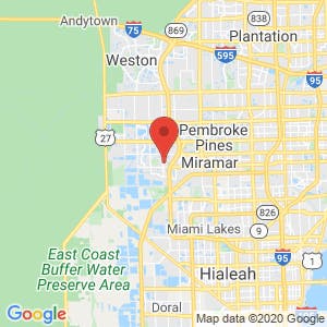 CubeSmart Self Storage of Miramar map