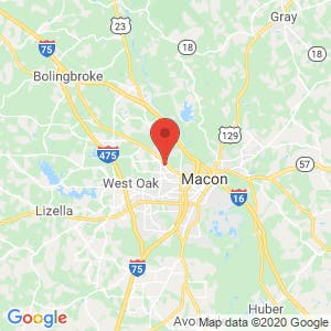 Vineville Mini Storage map