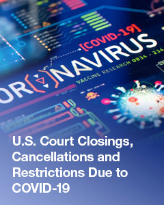 US Court Closings Side Banner