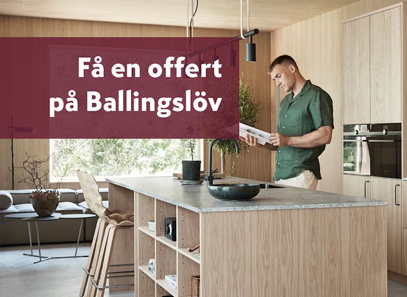 Få en offert på ett kök från Ballingslöv hos K-Bygg