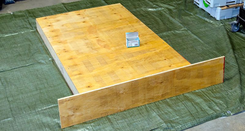 Bygg en grundplatta för att gjuta efter