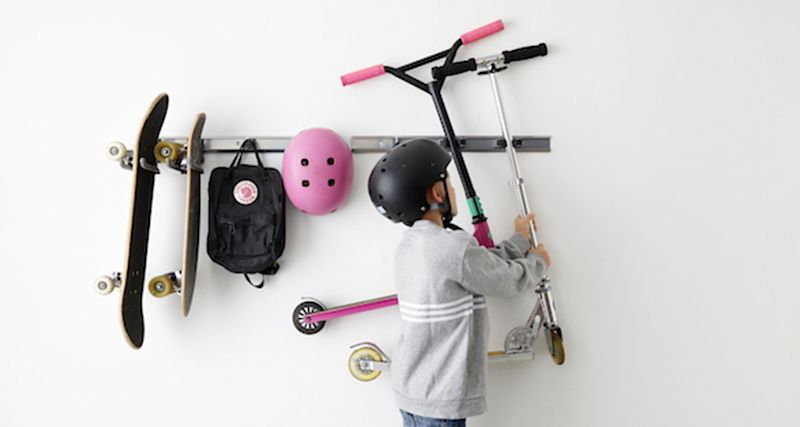 Förvaring av sparkcyklar