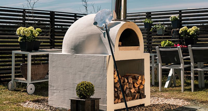 Såhär blev vår modell av pizzaugn