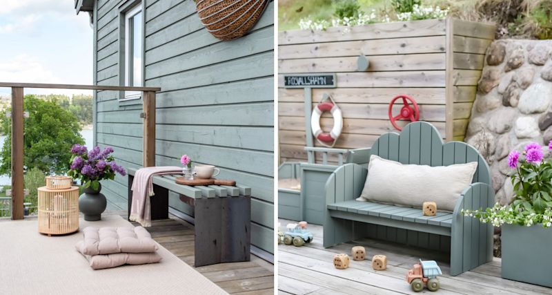 Bygga trädgårdsbänk