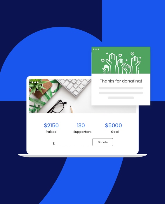 donations achieved dashboard