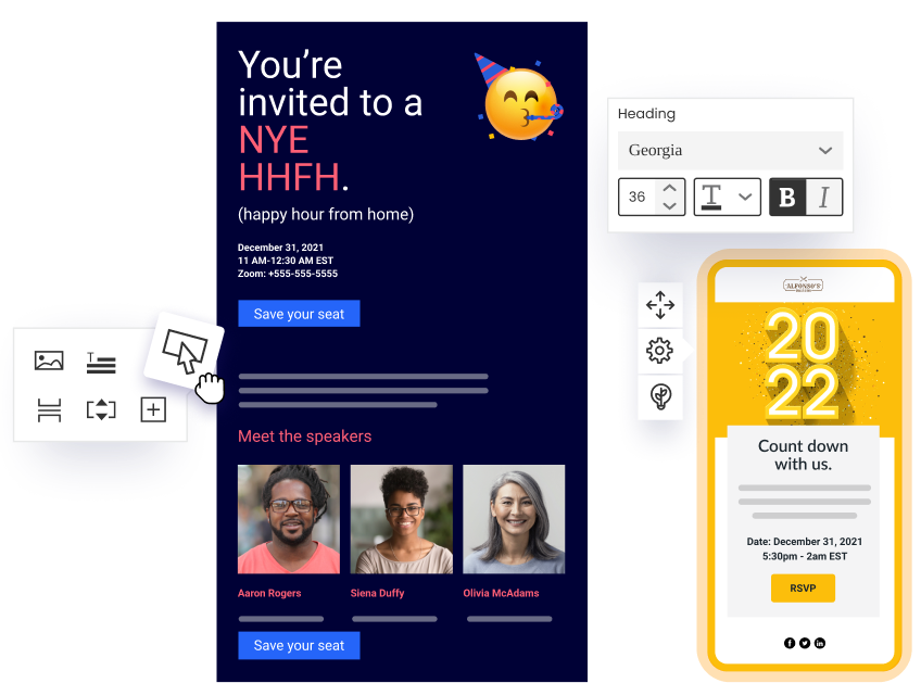 email editor and templates