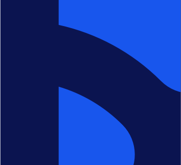 Large blue logo.