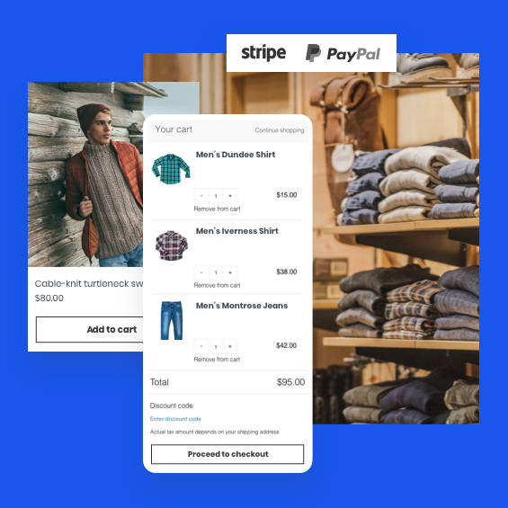 shopping website example