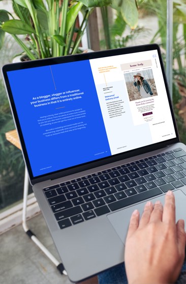 Person on laptop