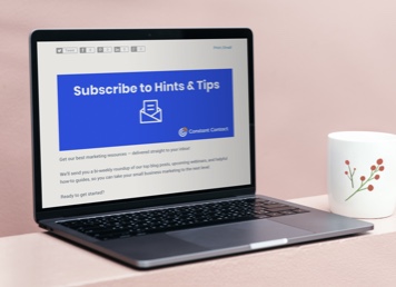 Constant Contact Hints and Tips signup