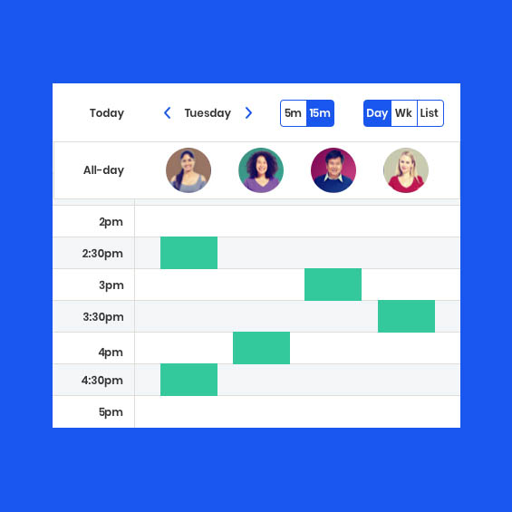 attendees schedule