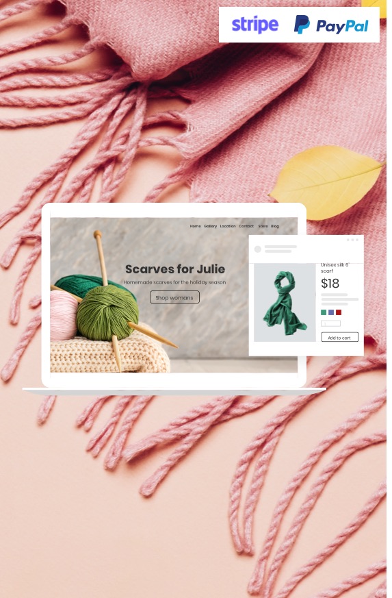 Constant Contact customer's online store