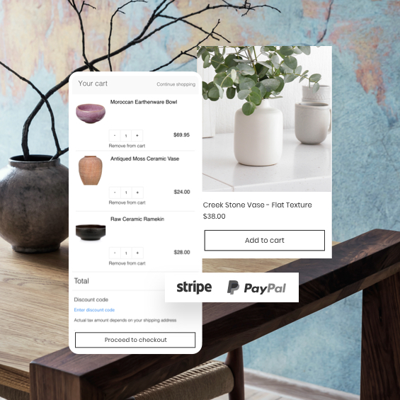 small business website checkout cart