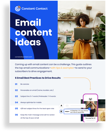 Email Campaign Ideas PDF