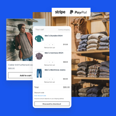 shopping website example