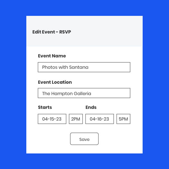 event rsvp