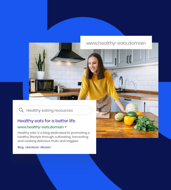 woman searching healthy eating habit