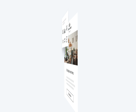 Rotating image showing email performance
