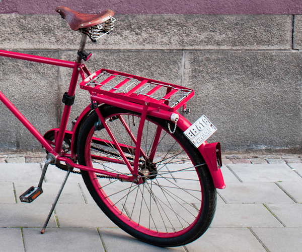 Bild på en cykel som är lika smidig som det är att beställa fiber för företag via stadsnätet.