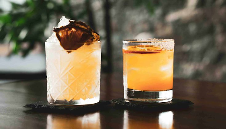 Anejo Old Fashioned cocktail