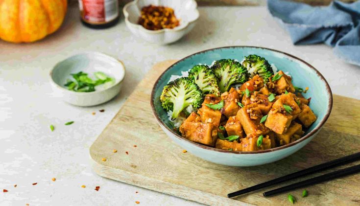 Veggie meal with rice