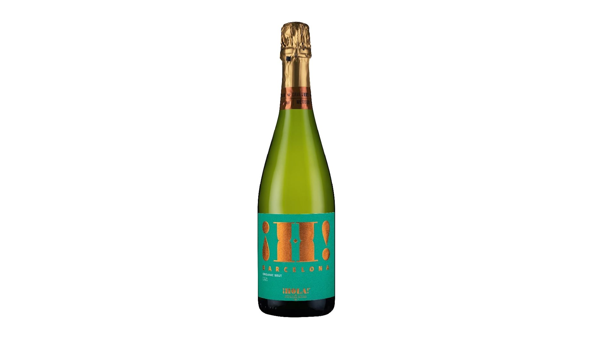 A picture of the H! Hola Organic Cava Brut bottle
