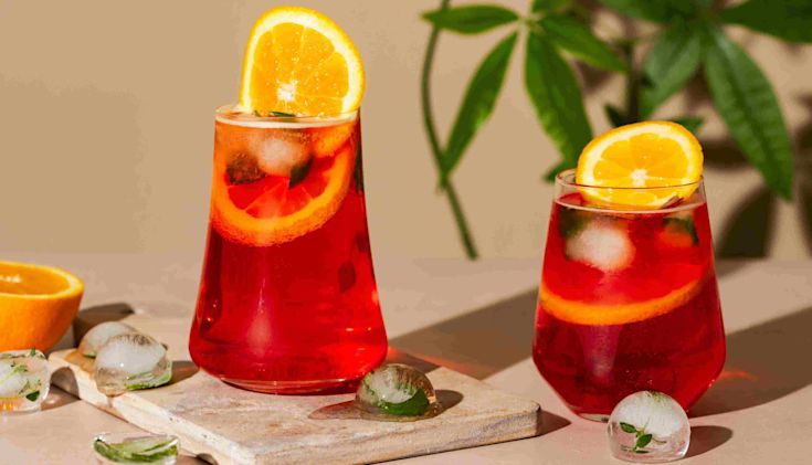 Fruity alcohol-free Sangria