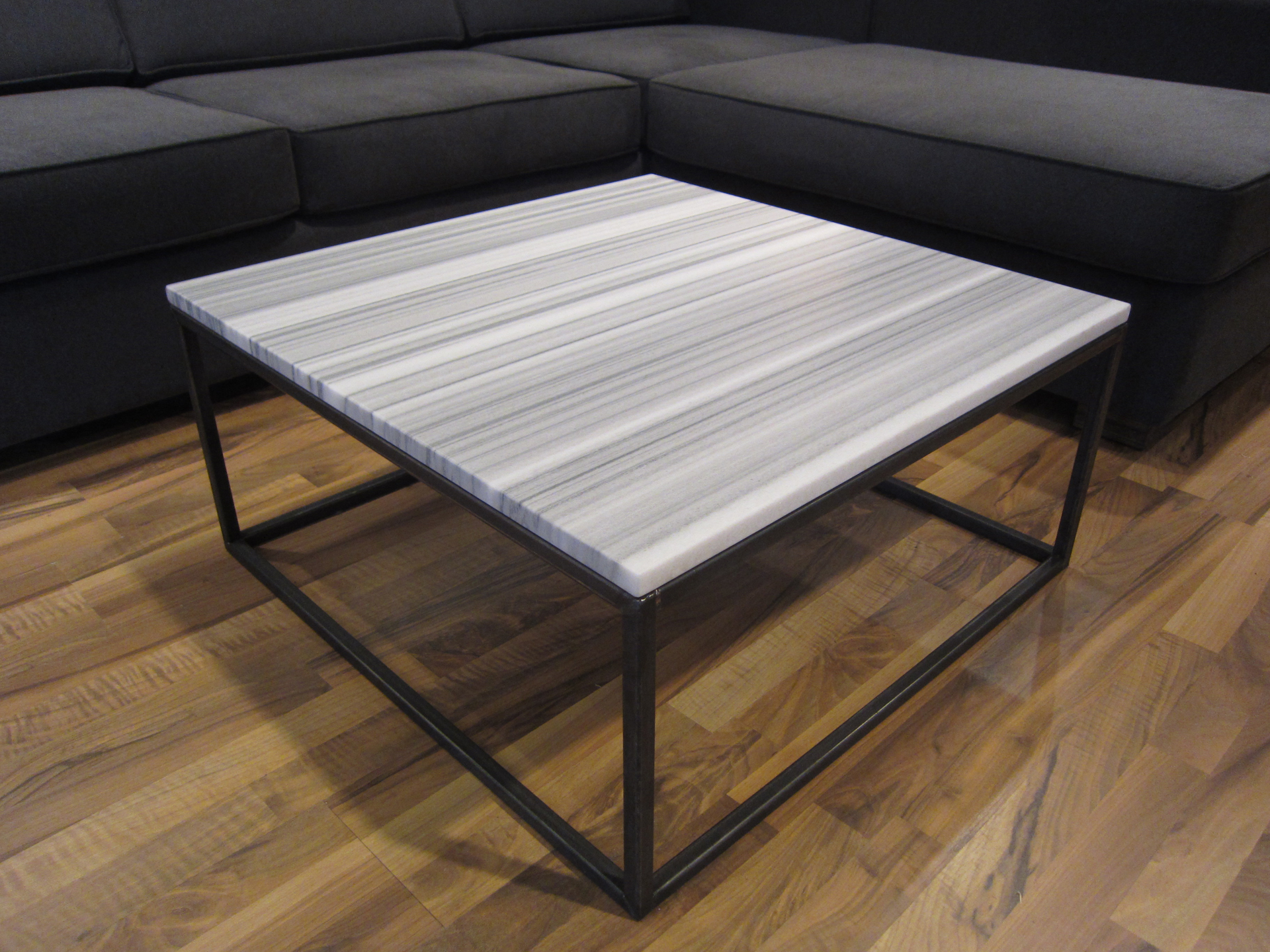 Custom MetalFrame Coffee Table Stylegarage