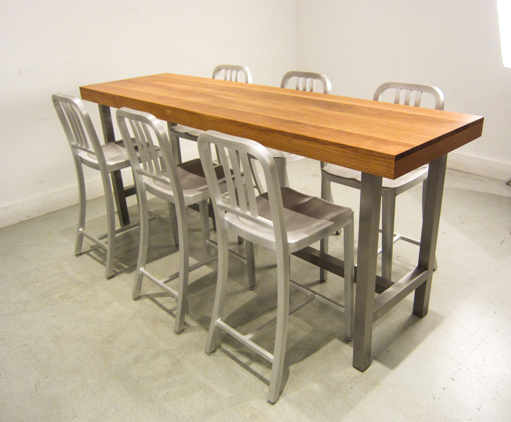 Custom MetalFrame Dining Table Stylegarage