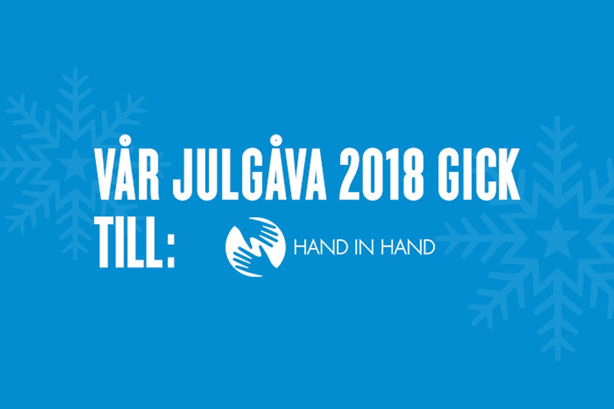Julgåva 2018: Hand in Hand