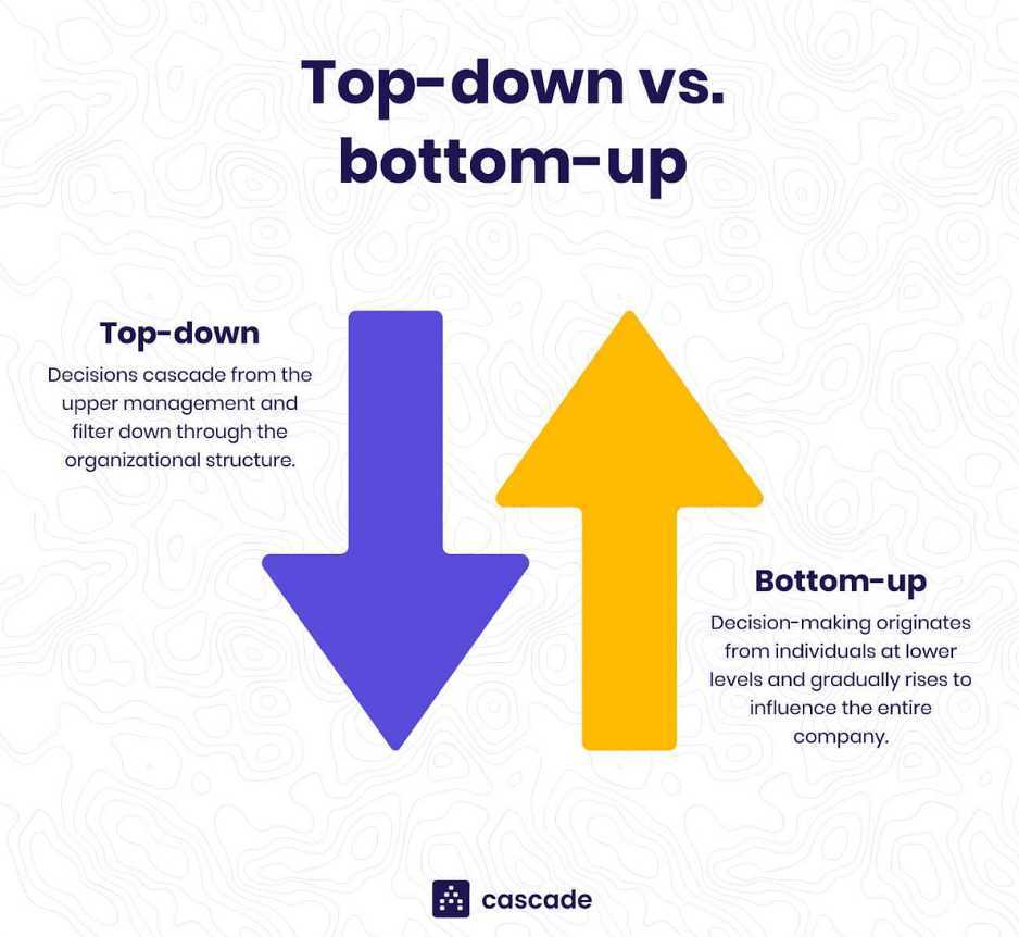 top down vs bottom up