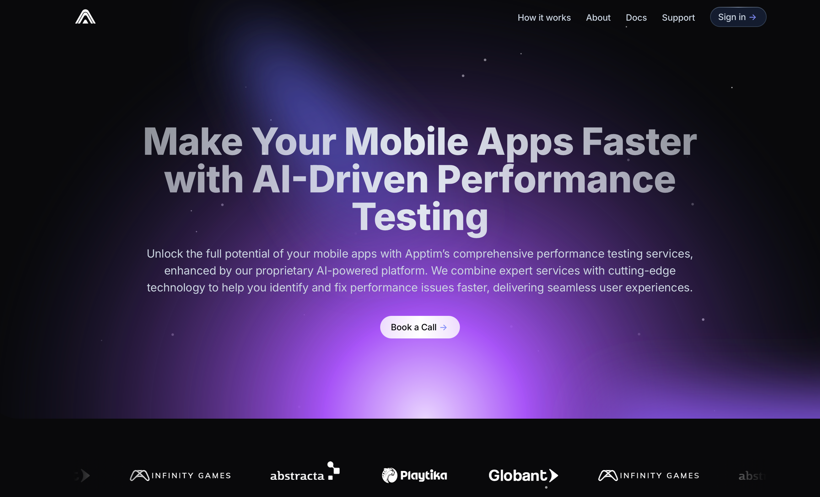 Apptim Dashboard