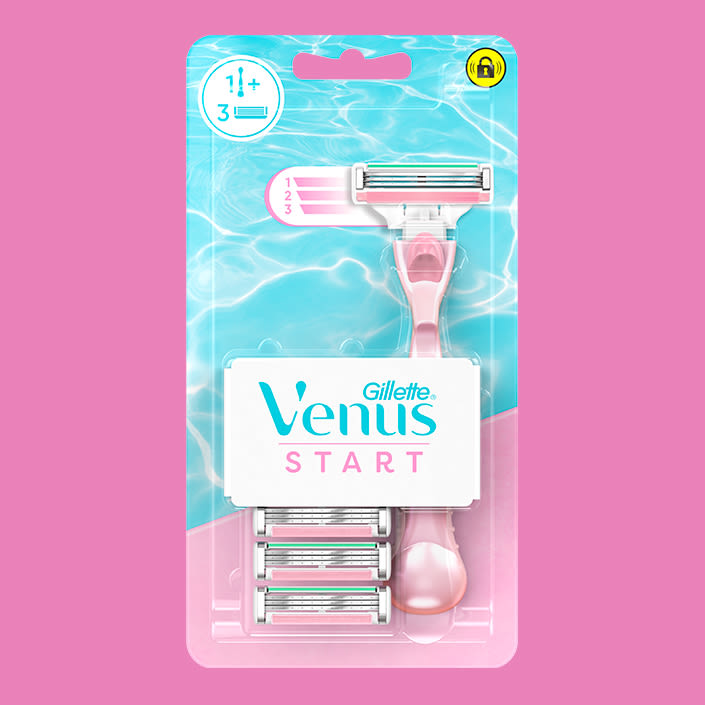 Gillette Venus Start, package with 3 refills