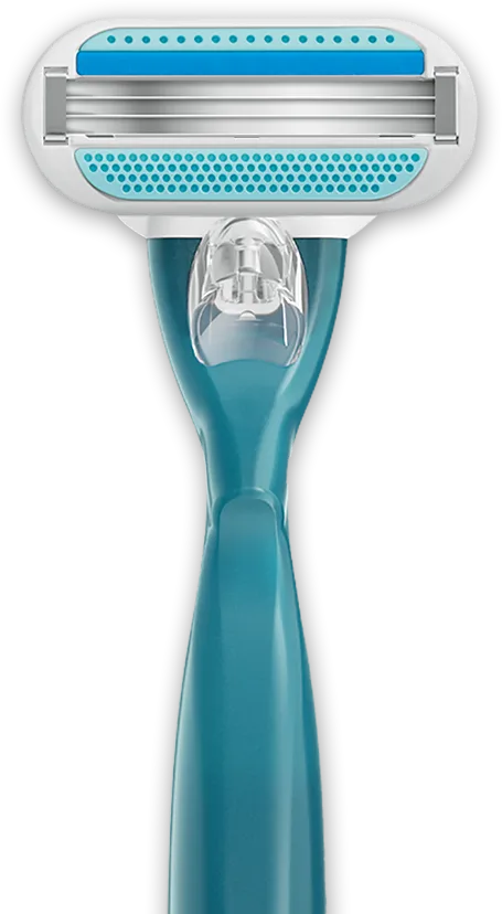 Rasoir Gillette Venus Smooth: 3 Lames, Bande lubrifiante SkinCushion et Manche ergonomique