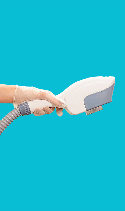 Handgehaltenes Elektrolysegerät