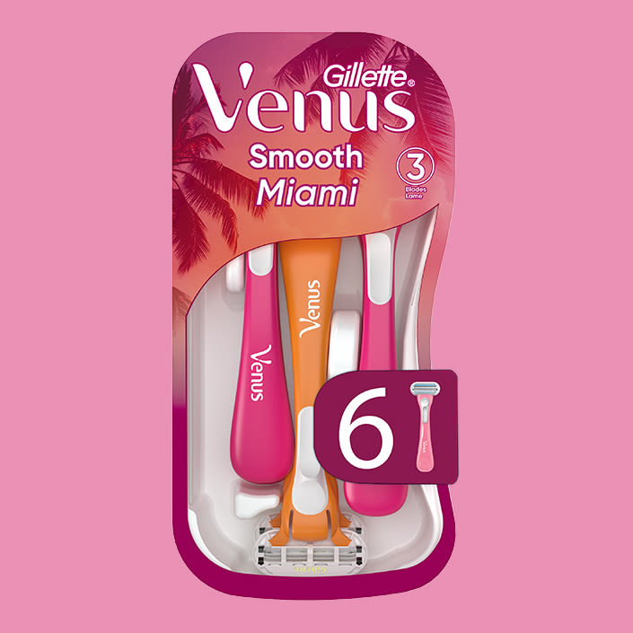 Gillette Venus Smooth Miami, package of 6 disposable razors