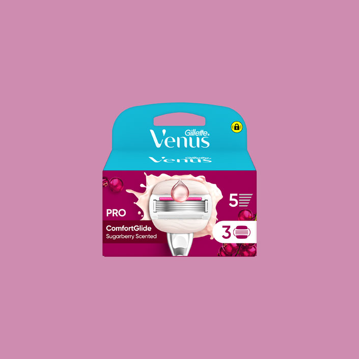 Gillette Venus Pro Comfortglide Tropical lames de rechange paquet de 3