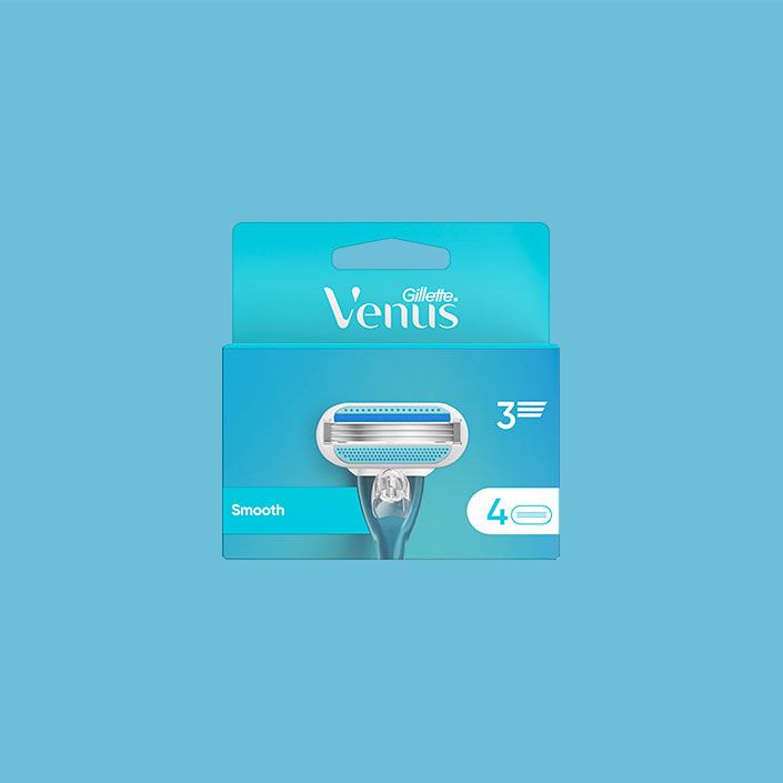 Gillette Venus Smooth, paquet de 4