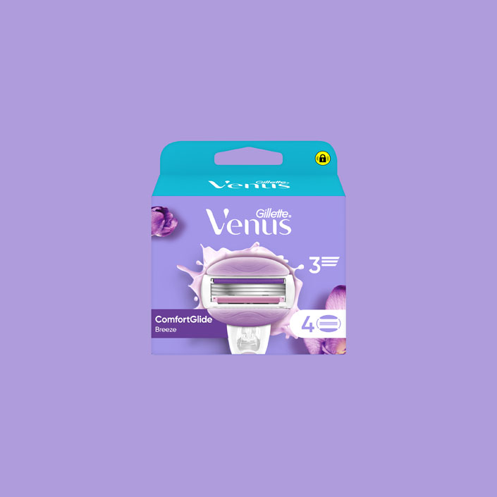 ComfortGlide Breeze Refills - pack of 4 razor heads