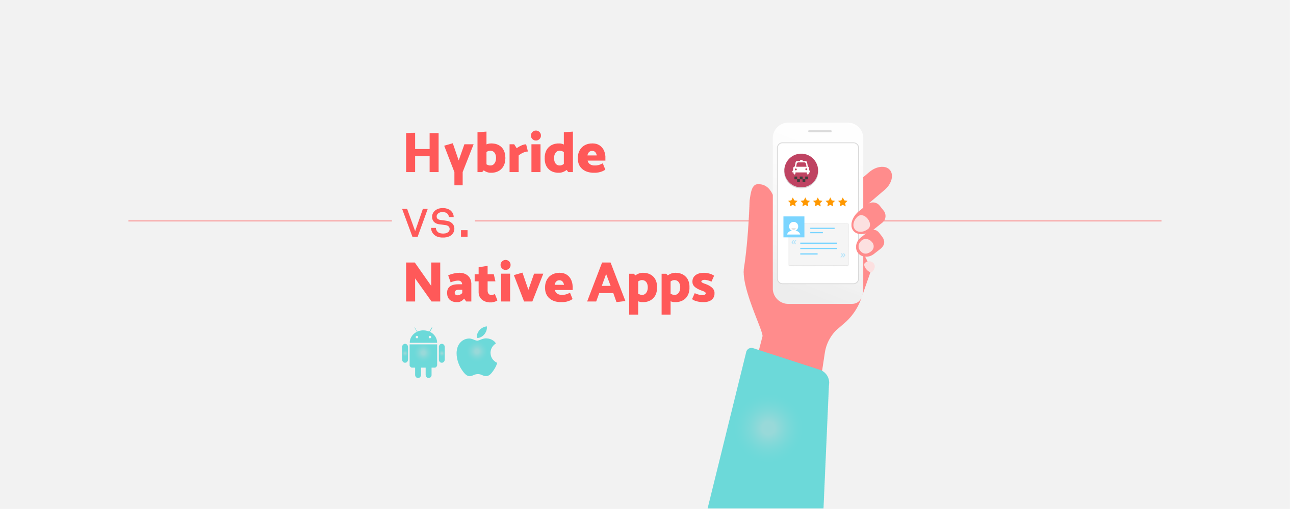 Image of Blogpost Hybride vs. native Apps