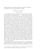 Reflections on Preclusion of Judicial Review in England and the United States Reflections on Preclusion of Judicial Review in England and the United States