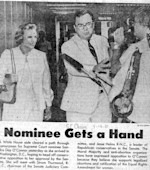 Nominee Gets a Hand Nominee Gets a Hand