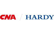 Das Logo von cna hardy besteht aus „cna“ in fetten roten Buchstaben und „hardy“ in fetten blauen Buchstaben, wobei die beiden Elemente durch einen Schrägstrich getrennt sind.