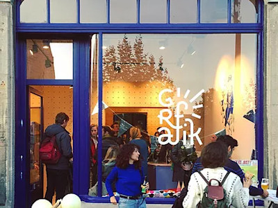 Stripwinkel Grafik Schaarbaak / Brussel