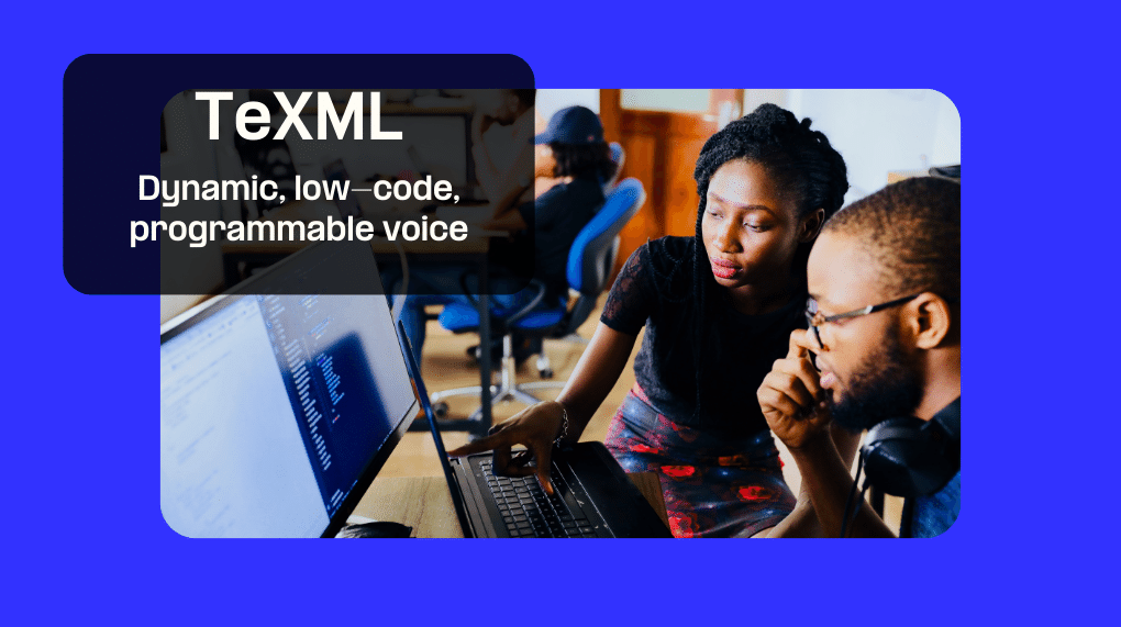 TeXML: dynamic, low-code, programmable voice