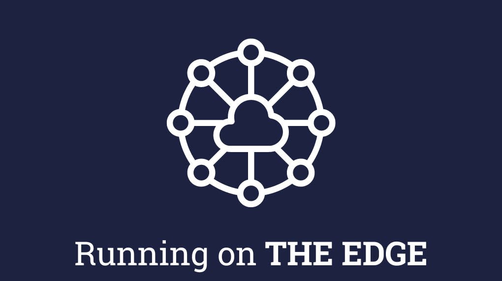 City connected by edge computing network