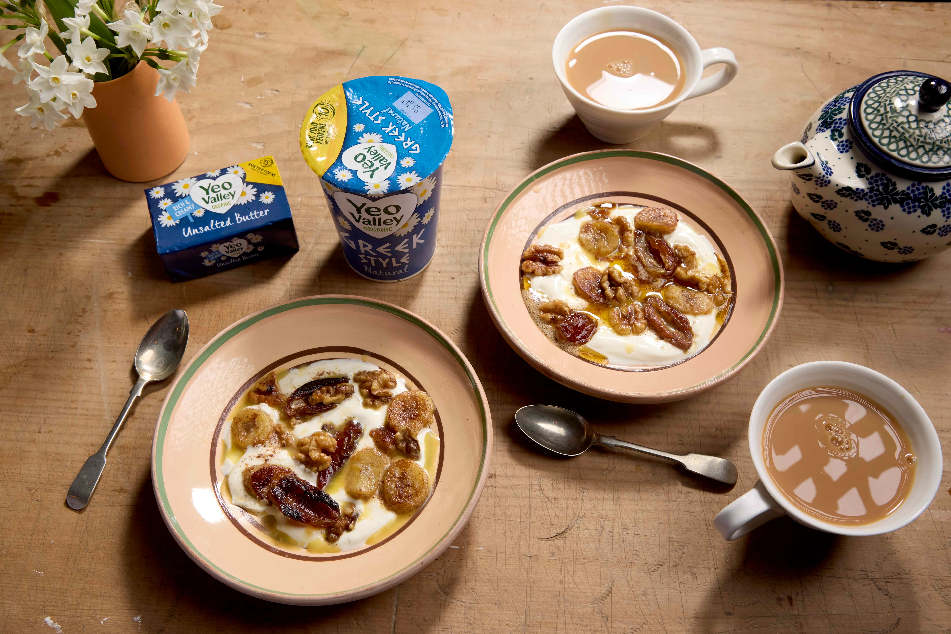 Warm Date Yogurt Bowl